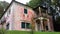 Typical pink house in furnas town on the island of Sao Miguel in the Azores