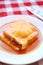 Typical Portugal food in Porto area: Francesinha