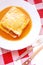 Typical Portugal food in Porto area: Francesinha