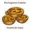 Typical Portuguese custard pies - \\\
