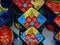 Typical portuguese products - pottery and ceramic dishes in a shop