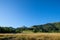 Typical Pyrenean landscape in the Aure valley. amazing view on the mountains