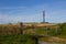 A typical radio and mobile phone network telecommunications tower situate in farmland near Groomsport in County Down, Northern Ire