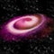 Typical red spiral galaxy in the universe