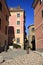 A typical road in Sestri Levante, Genova, Liguria, Italy, Europe