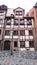 Typical romantic street building, or Weissgerbergasse, Nuremberg