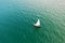 A typical sailboat on Lake Como IT