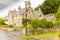 A typical Scottish brick and stone house Fortingall Scotland