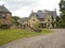 Typical Scottish house in Pitlocry, Scotland