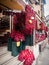 Typical shops in Tropea where to buy the Calabrian hot peppers and the famous Tropea onions