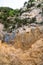 Typical sicilian landscape in the Nebrodi park near the Catafurco waterfalls