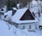 Typical slovak house at Velka Fatra mountains