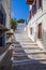 Typical small Greek alleys