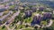 Typical socialist block of flats in Poland. East Europe. View from above.