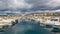 Typical Spanish boats in port Palamos, May 19, 2017 Spain