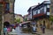 Typical street of Santillana del Mar, Cantabria, Spain