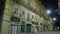 Typical street view in the historic district of Valletta by night - MALTA, MALTA - MARCH 5, 2020