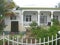 Typical structure of a house in the tropical plain of Mauritius in the Indian ocean