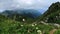 Typical summer mountains Switzerland landscape