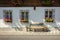 Typical Swiss porch of a typical Swiss craft home Lauterbrunnen
