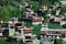 Typical tibetan buildings in Sichuan,China