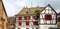 Typical timber-framing old house in Alsace, France