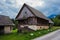 Typical traditional Alpine barn shed