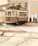 Typical tramway in Porto - Portugal