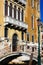 Typical venetian building. Venice, Italy