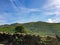 A typical view of the British Lake District National Park on a clear, sunny day