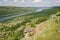 Typical view of Dniester river, Moldova
