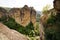 Typical view of the untouched landscape of Meteora