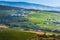 Typical village of Beaujolais land with his vineyards around, France