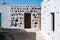 Typical white architecure of the Ye village under volcano Monte Corona, Lanzarote, Canary Islands, Spain