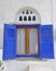 Typical window of Mediterranean island house