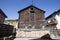 Typical woden mountain houses, Italian alps, Italy