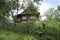 Typical wood rural house in Romania