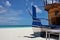 Typical wooden boat on the beach, Maldives