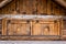 A typical wooden farmhouse window