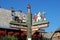 Typical wooden-painted Bavarian sign-post, in Altglasshutten, Bavaria