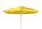 typical yellow umbrella sunshade