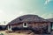 Typically Built Old Stone House, in Poor Condition, Metal Roof. Shillong