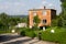 Typified red brick family Bata houses in Zlin, Moravia, Czech Republic