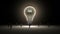 Typo 'Brand Loyalty' in light bulb and surrounded businessmen, engineers, idea concept version (included