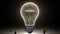 Typo 'Social media' in light bulb and surrounded businessmen, engineers, idea concept version (included alpha)