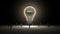 Typo 'Success' in light bulb and surrounded businessmen, engineers, idea concept version (included alpha)