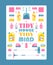 Typographic poster with isolated icons of cleaning products, vector illustration. Motivational text tidy house tidy mind