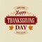 Typographic Thanksgiving Design. Vector