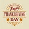 Typographic Thanksgiving Design. Vector