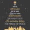 Typography of bible verse from chronicles for Christmas
